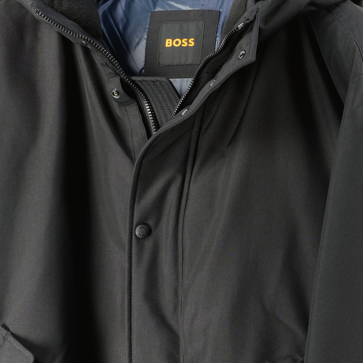 BOSS Wattierte Winterjacke schwarz