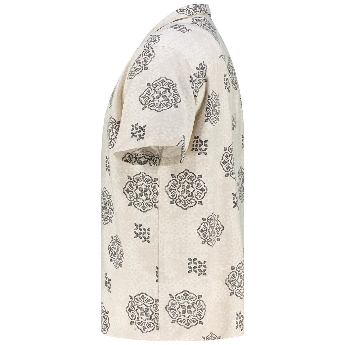 Jack&Jones Freizeithemd mit Allover-Muster beige