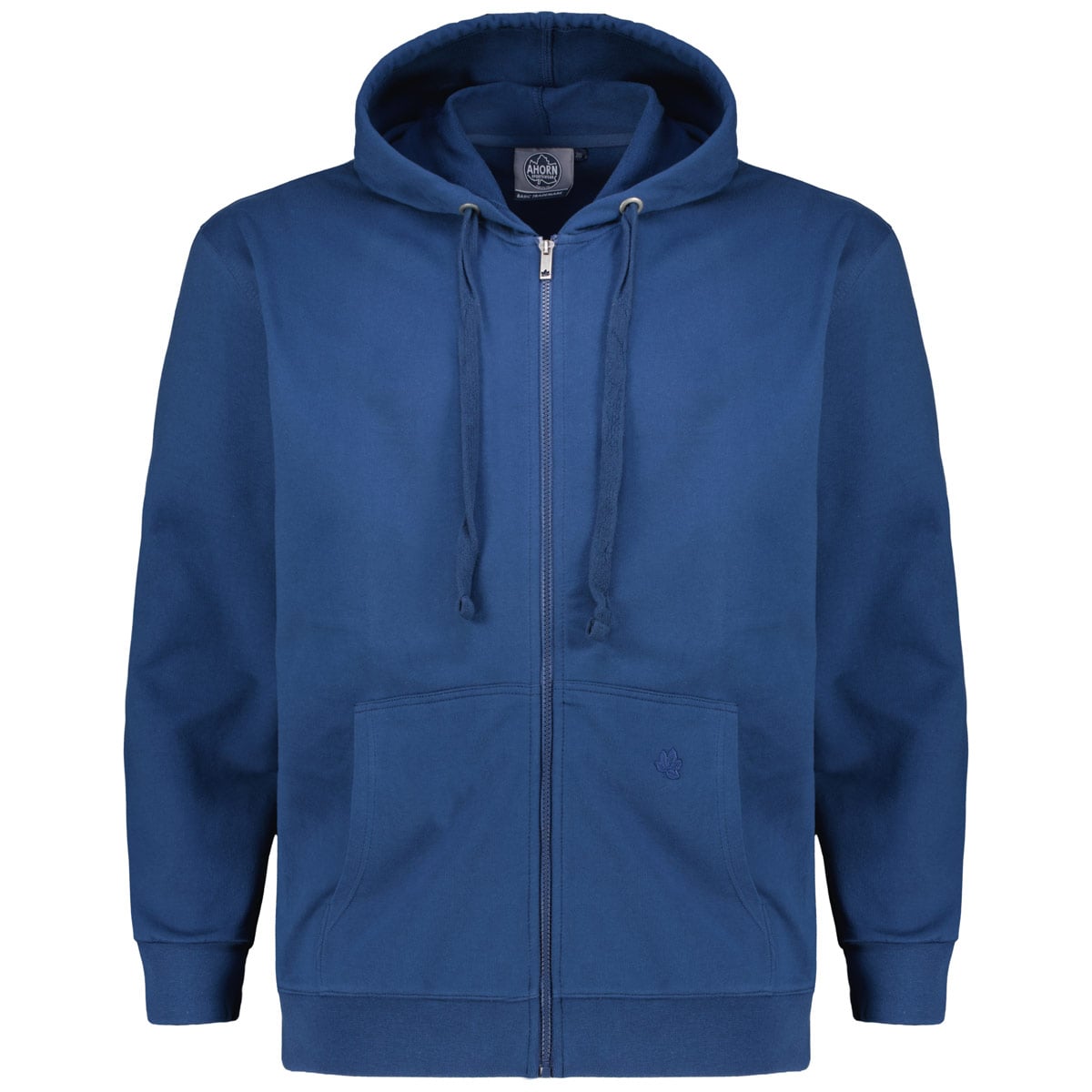 Ahorn Kapuzenjacke aus Baumwolle blau Ahorn Kapuzenjacke aus Baumwolle blau
