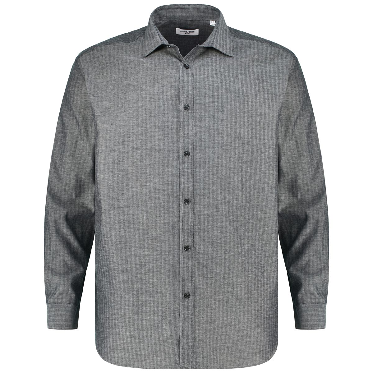 Jack&Jones Freizeithemd mit Biobaumwolle Farbe schwarz Größe: 6XL günstig online kaufen