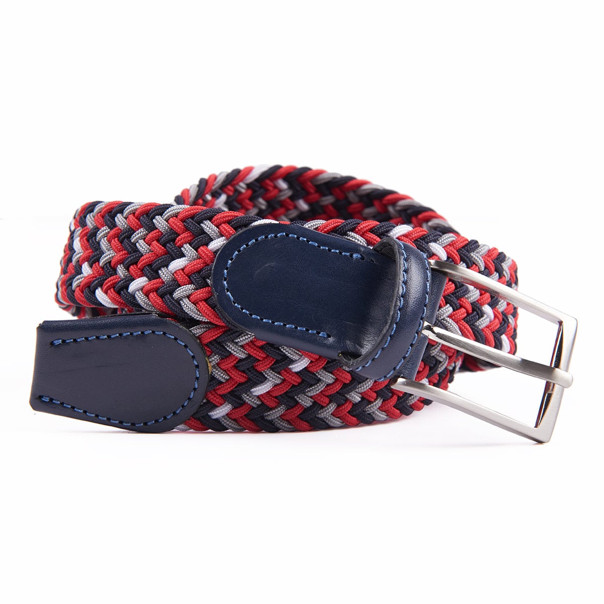 Stretch-Gürtel mit Flechtmuster, Überlänge Stretch-Gürtel mit Flechtmuster, Überlänge