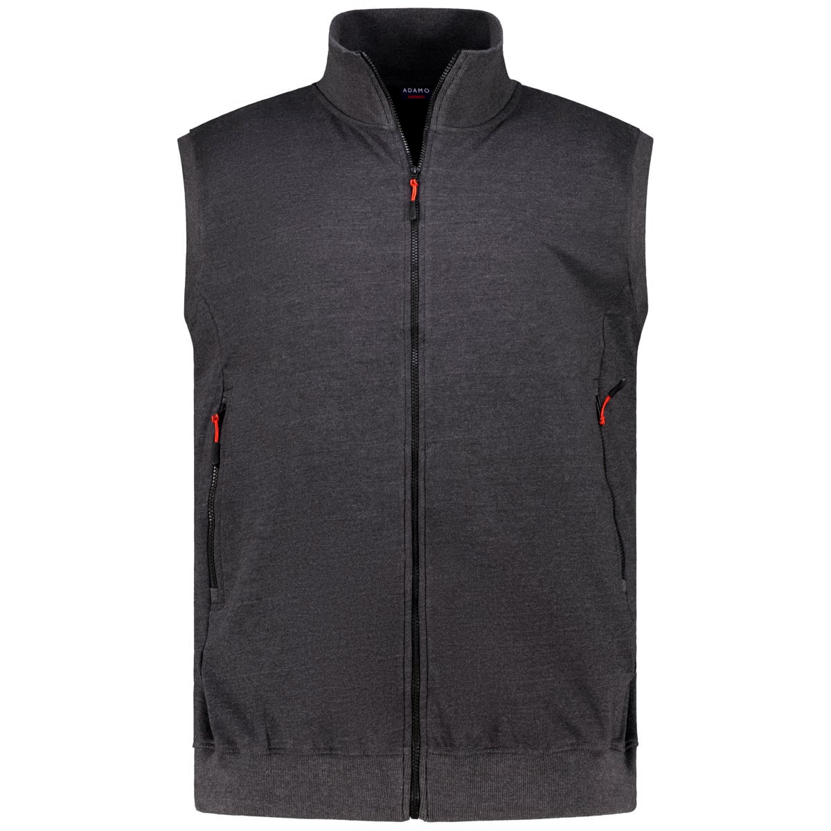 ADAMO Sweatweste mit Seitentaschen anthrazit ADAMO Sweatweste mit Seitentaschen anthrazit