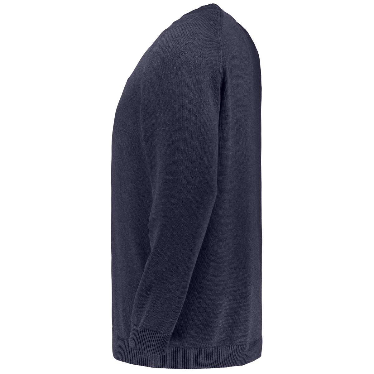 RAGMAN Rundhalspullover aus Baumwolle marine