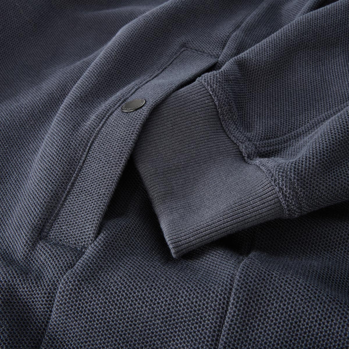 camel active Sweatjacke aus Baumwolle dunkelblau