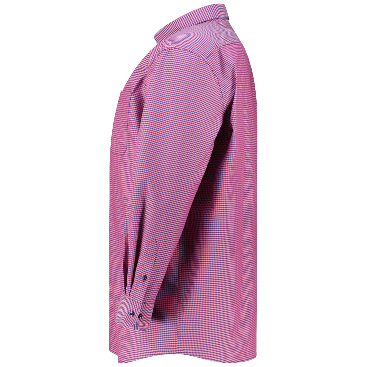 ETERNA Kariertes Businesshemd, bügelfrei, langarm blau/rot ETERNA Kariertes Businesshemd, bügelfrei, langarm blau/rot