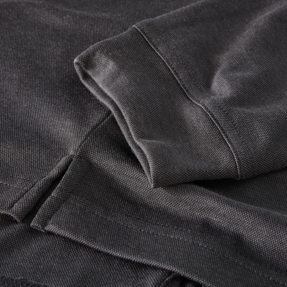 Hajo Poloshirt aus Baumwollmischung schwarz