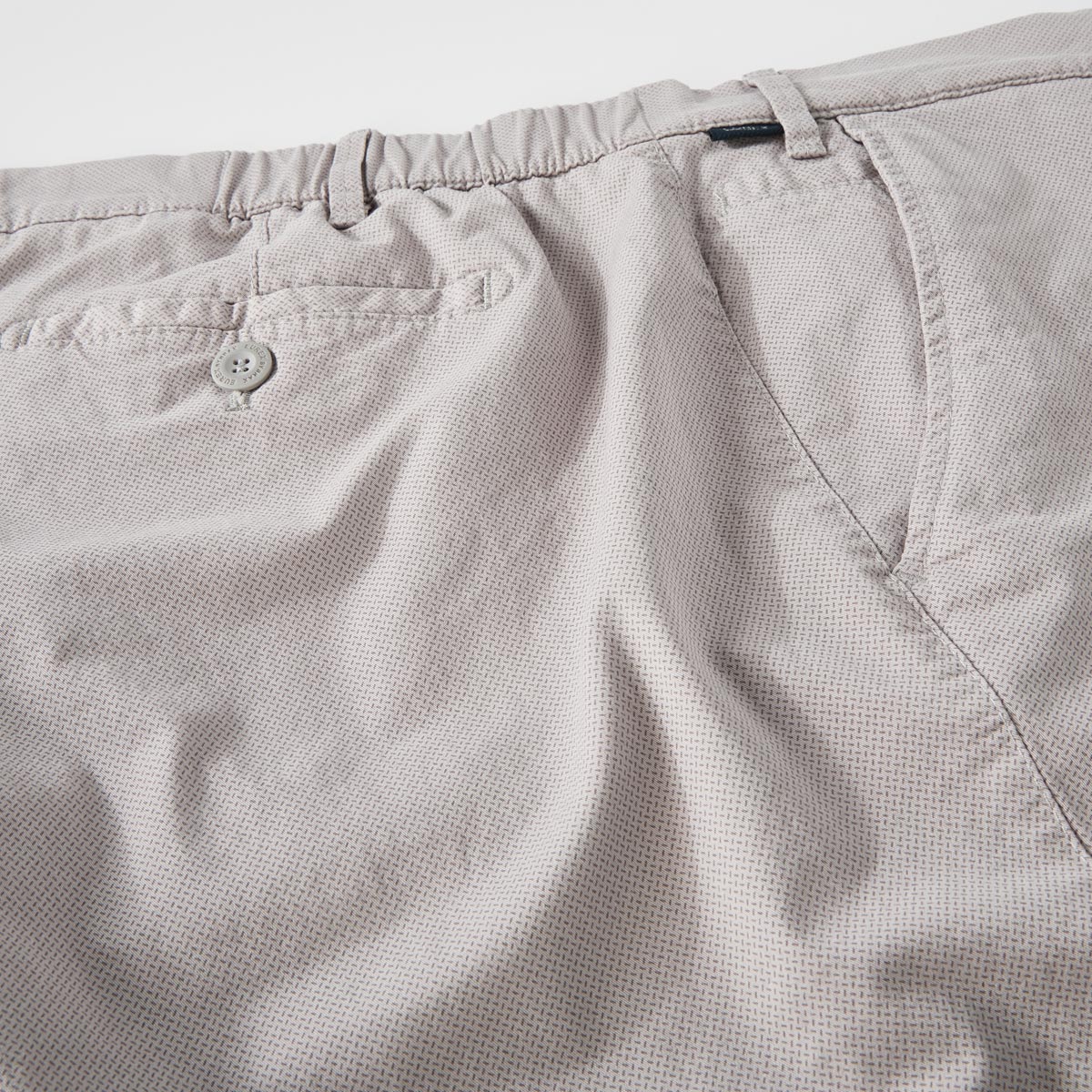 EUREX Stretch-Chino-Shorts "Bosse" hellgrau
