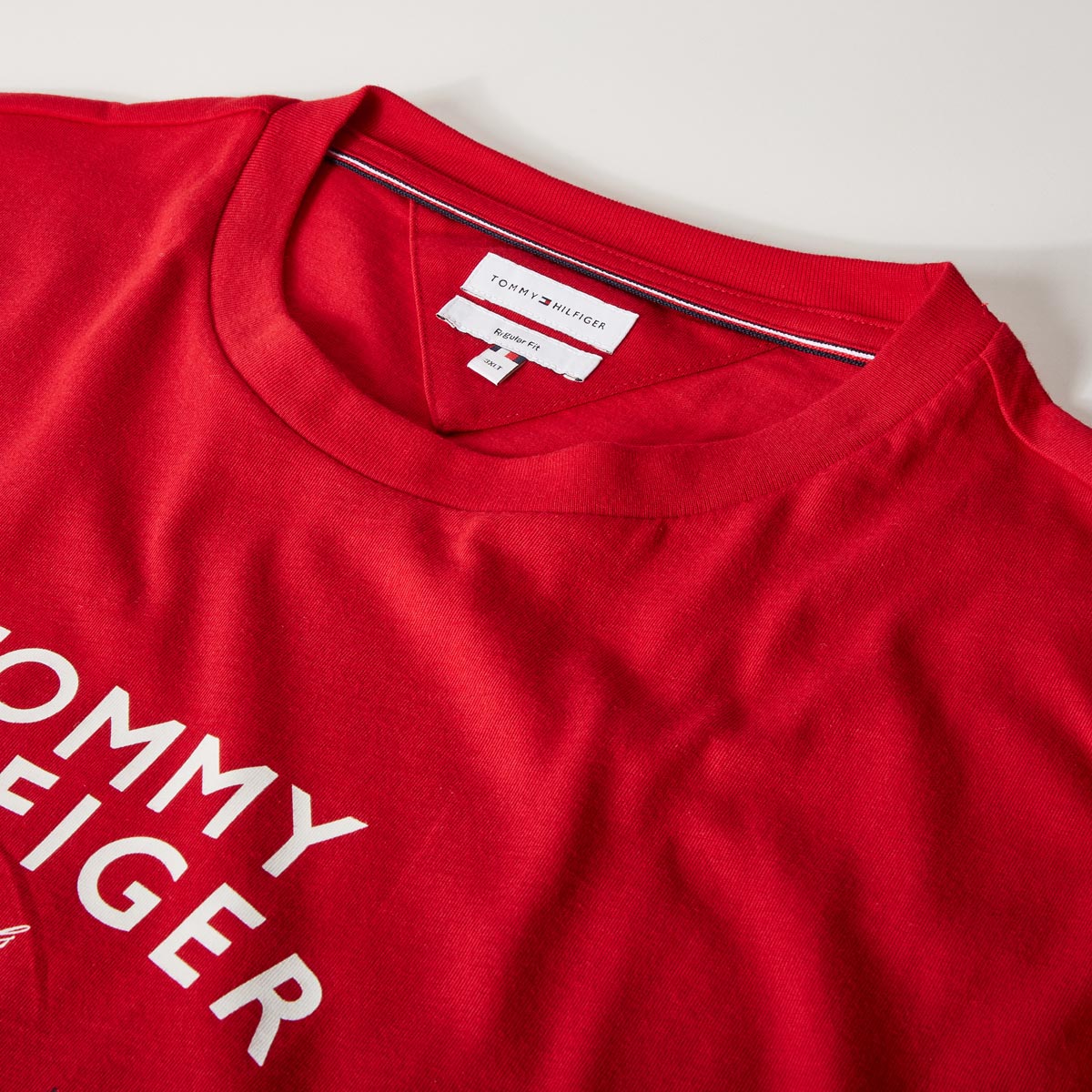 Tommy Hilfiger T-Shirt mit Print rot