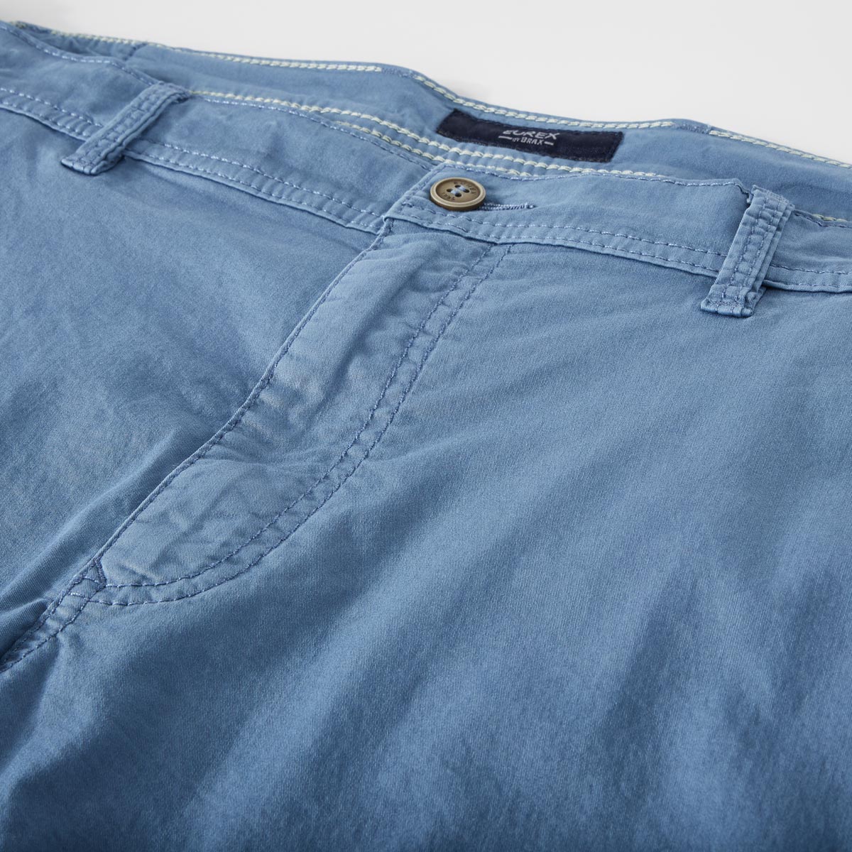 Eurex by Brax Stretch-Cargo-Shorts mittelblau