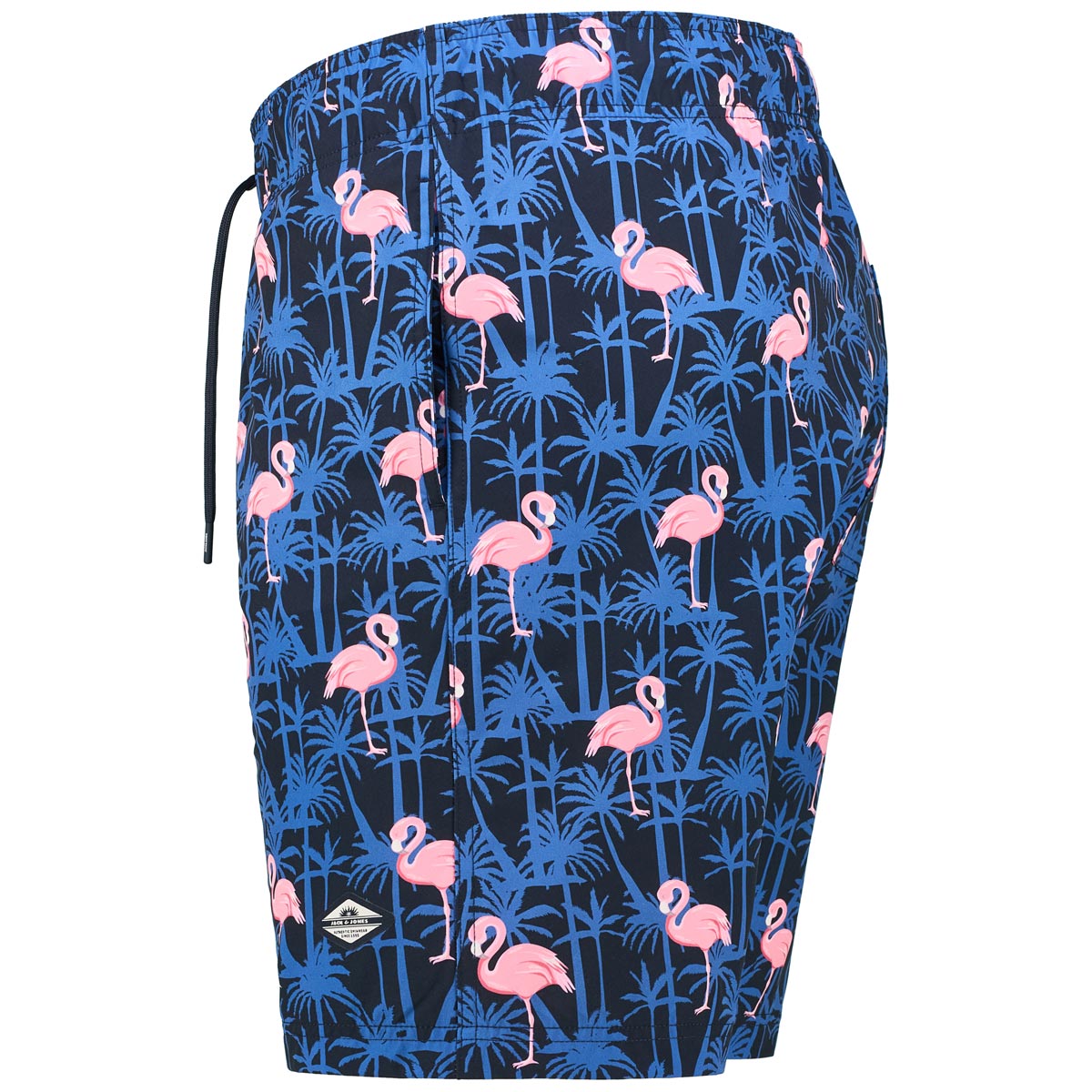 Jack&Jones Badeshorts mit Allover-Muster blau
