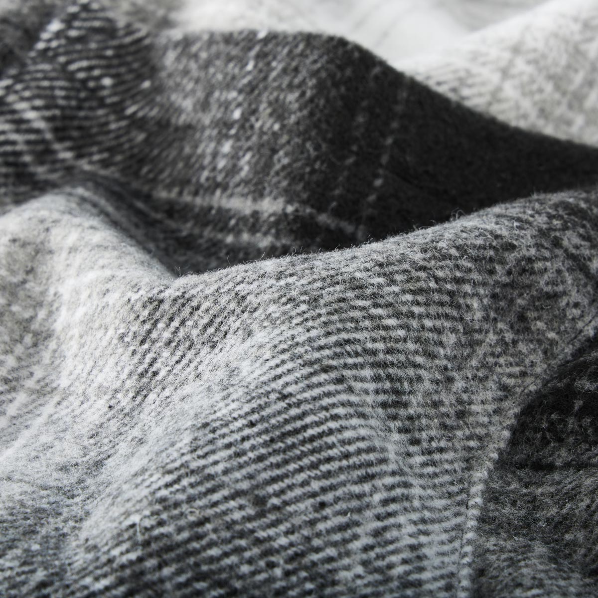 Jack&Jones Overshirt mit Karomuster schwarz