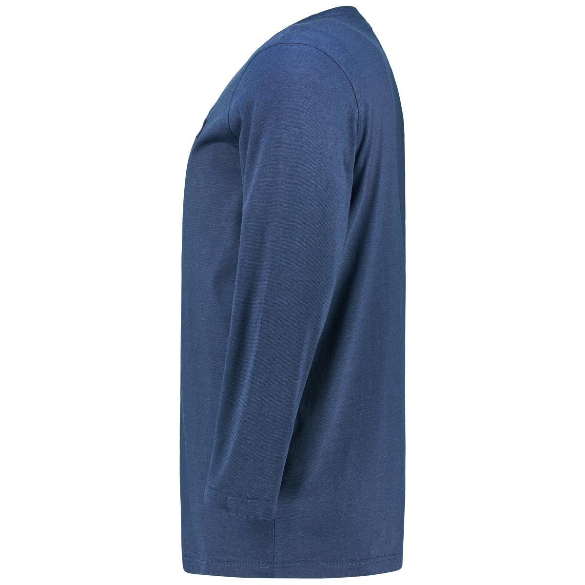 Lerros Longsleeve mit Serafinokragen blau