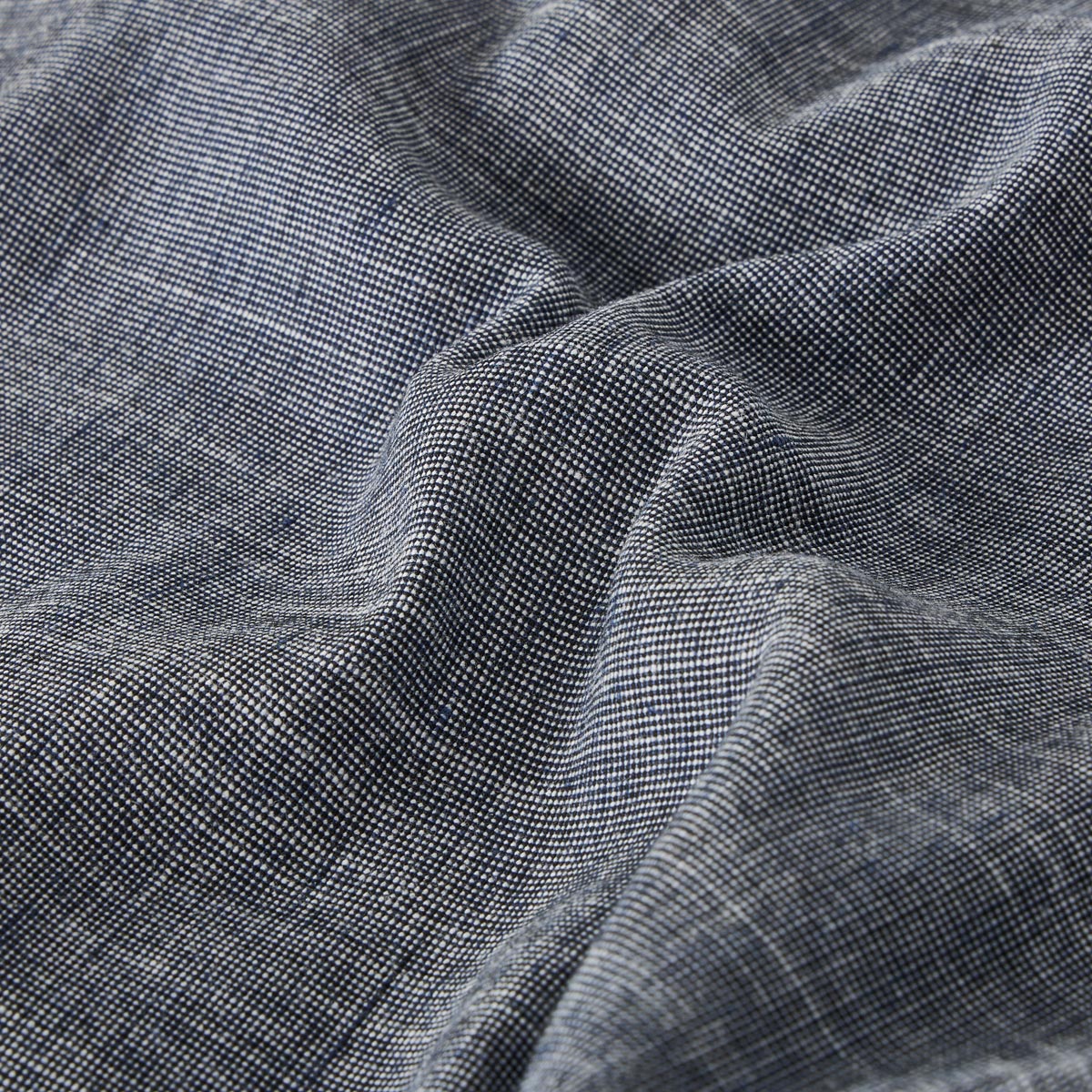 Eurex by Brax Chino mit Leinen "Till", Regular Fit mittelblau