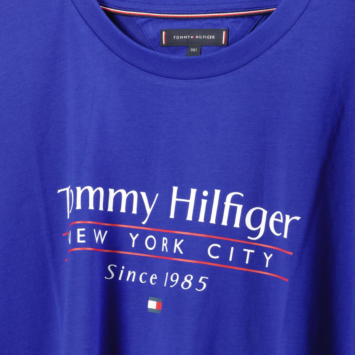 Tommy Hilfiger T-Shirt mit Label-Print royalblau