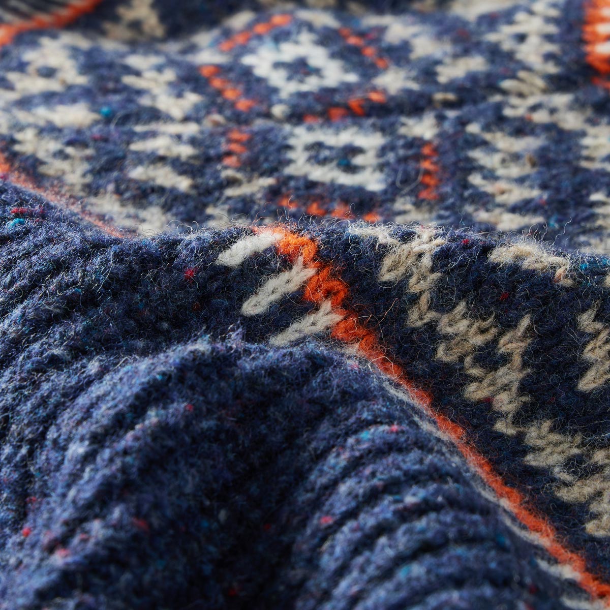 RAGMAN Strickpullover mit Troyerkragen marine