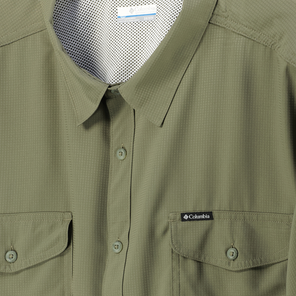 Columbia Funktionshemd mit antimikrobieller Behandlung oliv
