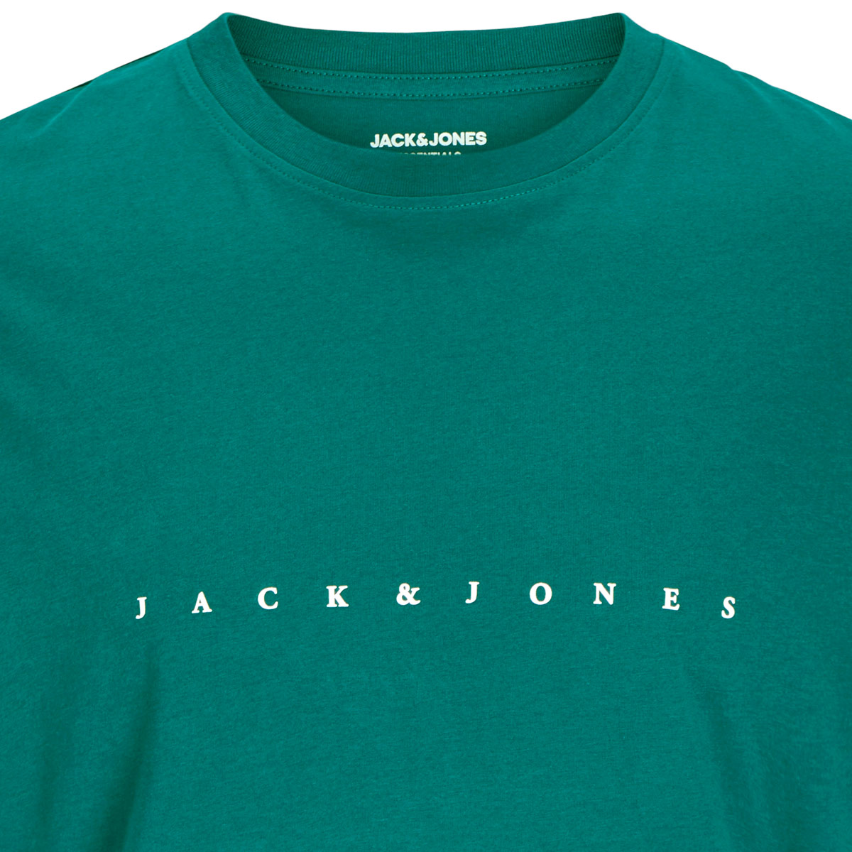 Jack&Jones T-Shirt mit Label-Print grün