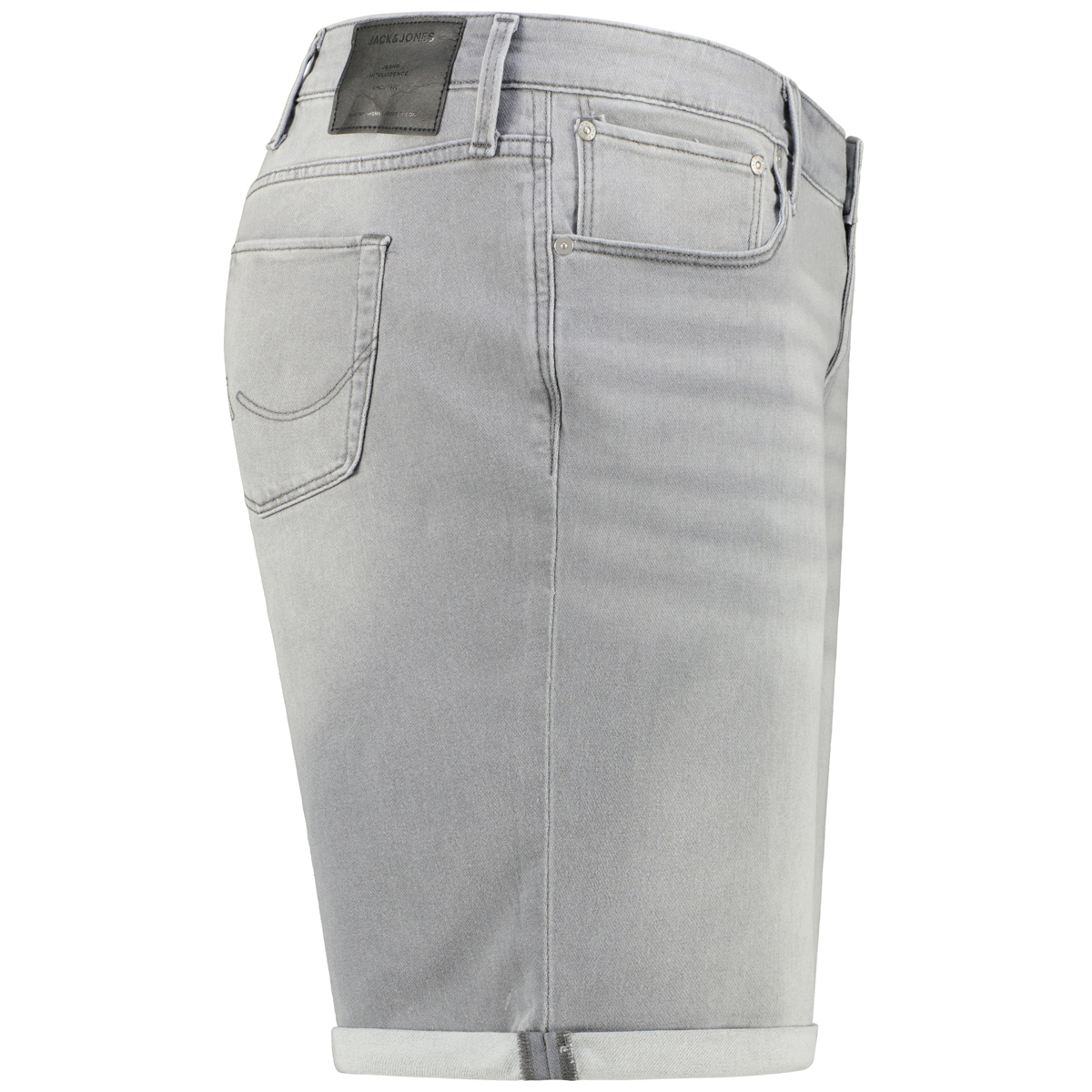 Jack&Jones Jeans-Shorts mit Stretch grau