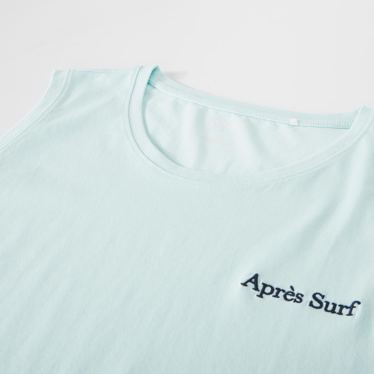 s.Oliver Basic-Tanktop türkis