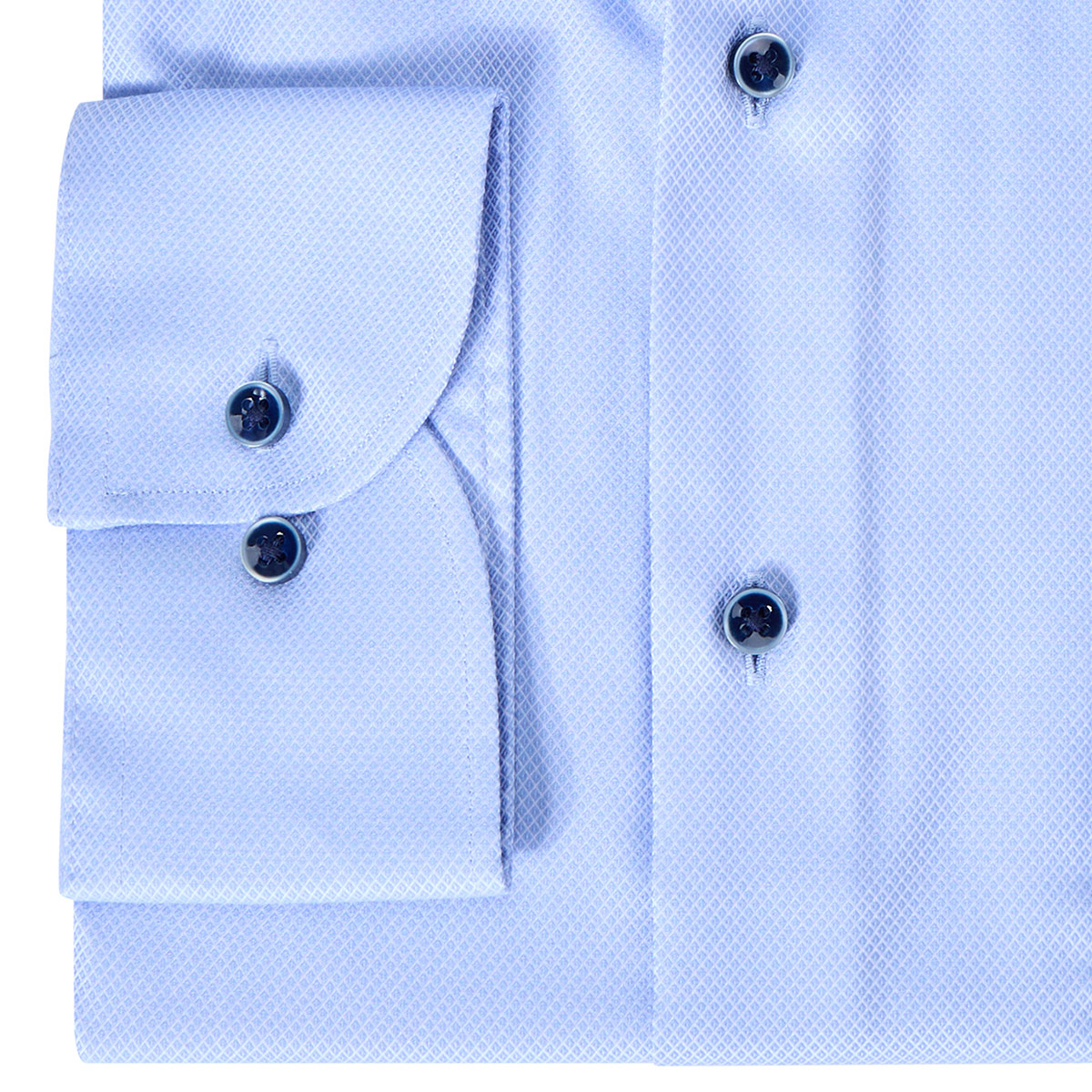 ETERNA Businesshemd aus "Dynamic Cotton™", bügelfrei mittelblau