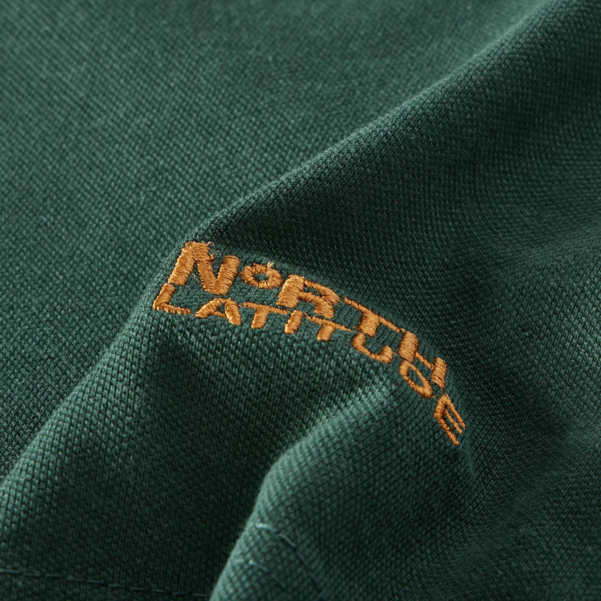 North T-Shirt mit Kontrastdetails grün