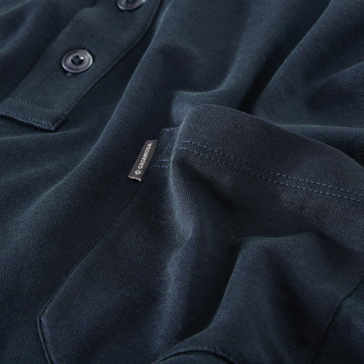 CASA MODA Poloshirt "Easy Care" dunkelblau