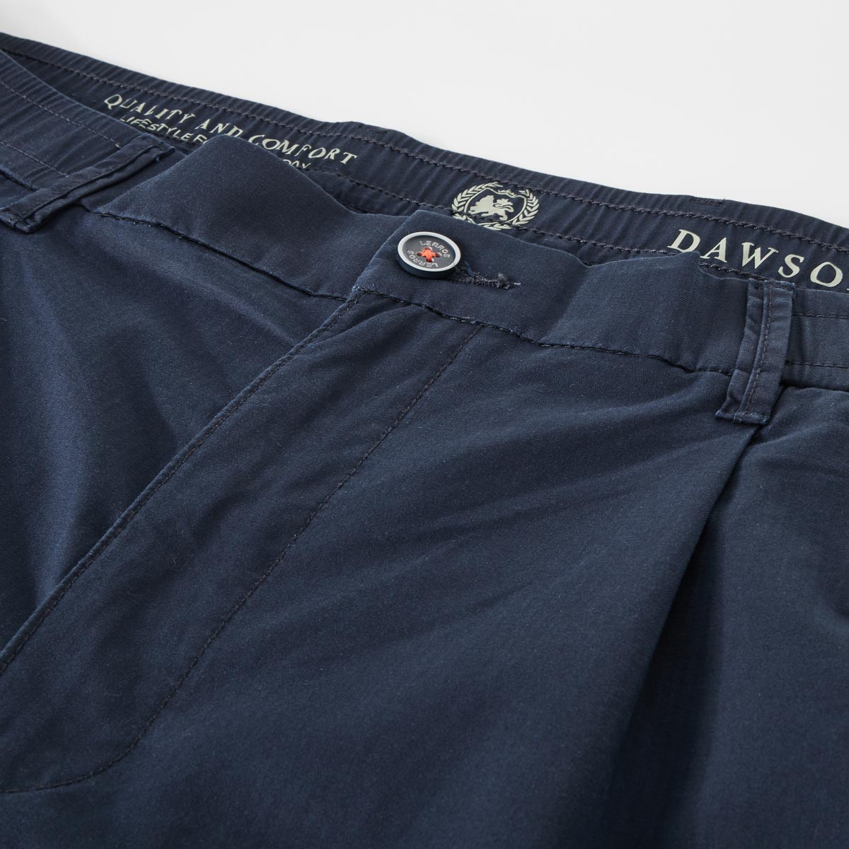 Lerros Stretch-Chino-Shorts, leicht dunkelblau