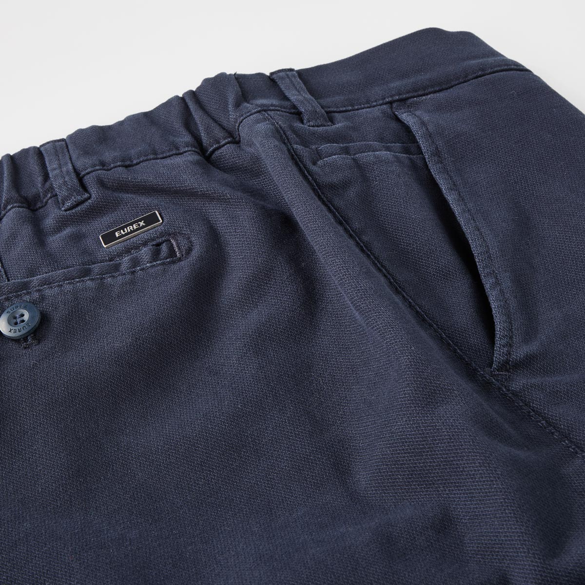 EUREX Chino „Thilo“ mit Stretch blau