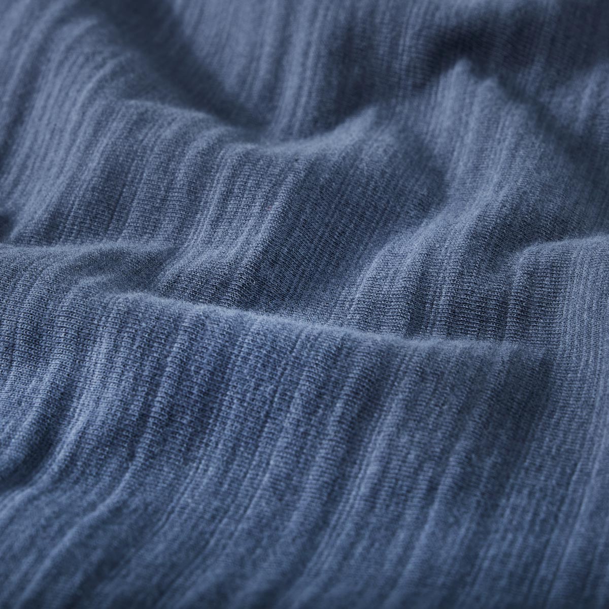 Ceceba Kurzer Pyjama aus Baumwolle, atmungsaktiv und hautfreundlich mittelblau