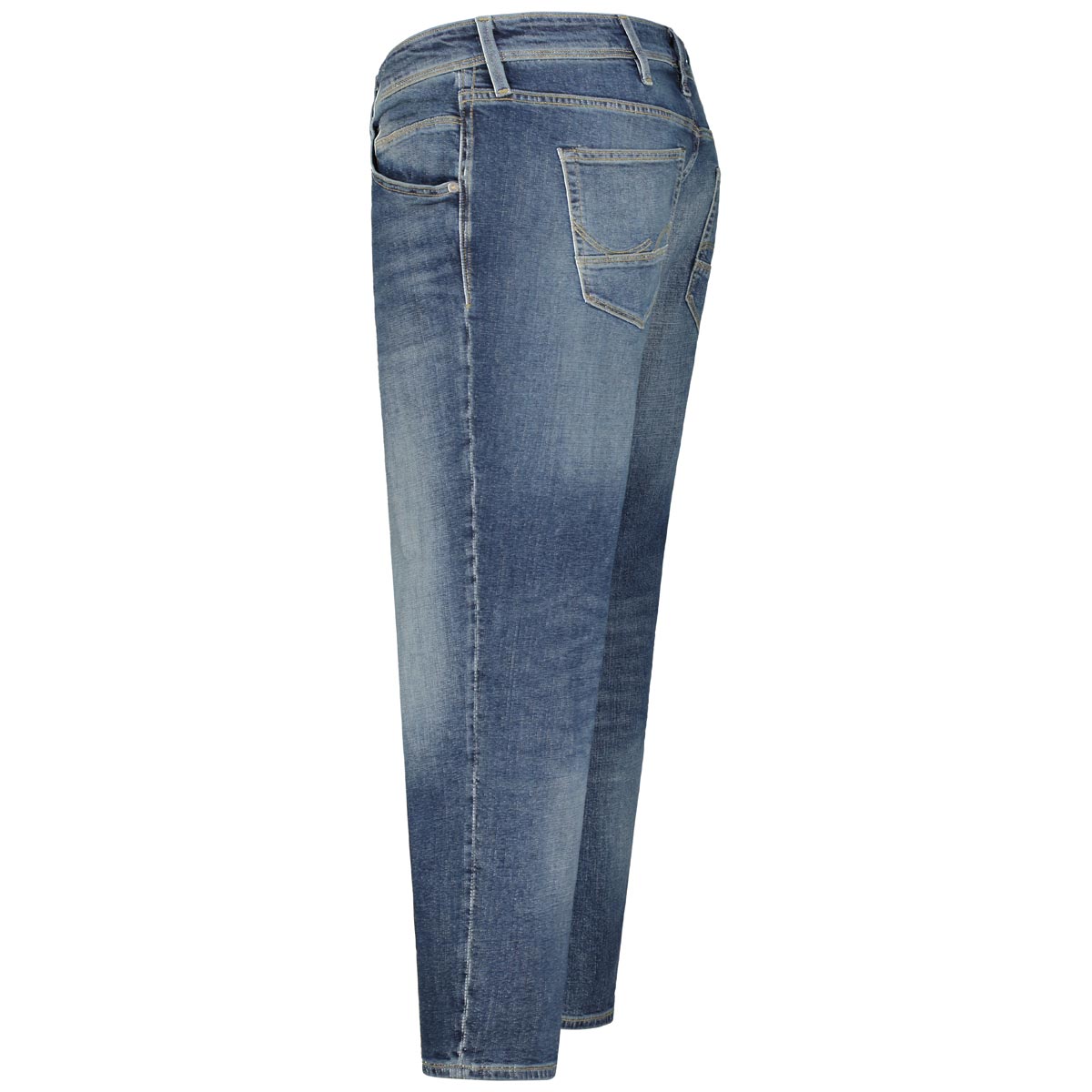 Jack&Jones Stretch-Jeans "Mike", Tapered Fit jeansblau