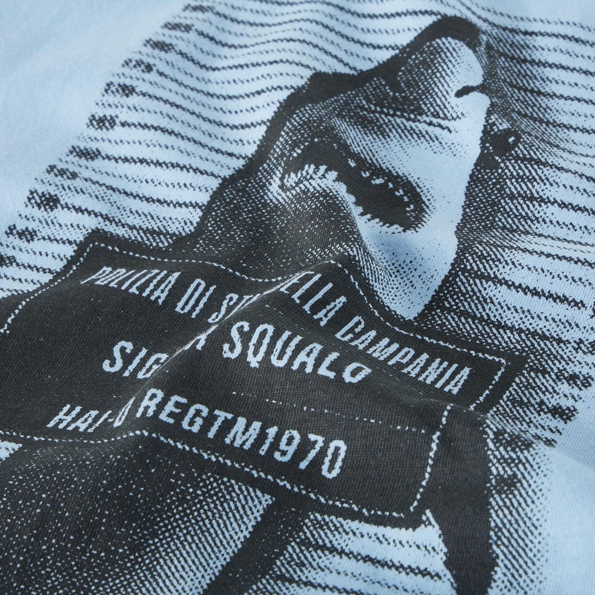 Hajo T-Shirt mit Print blau