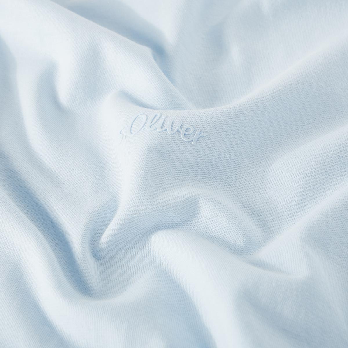 s.Oliver Basic-T-Shirt hellblau