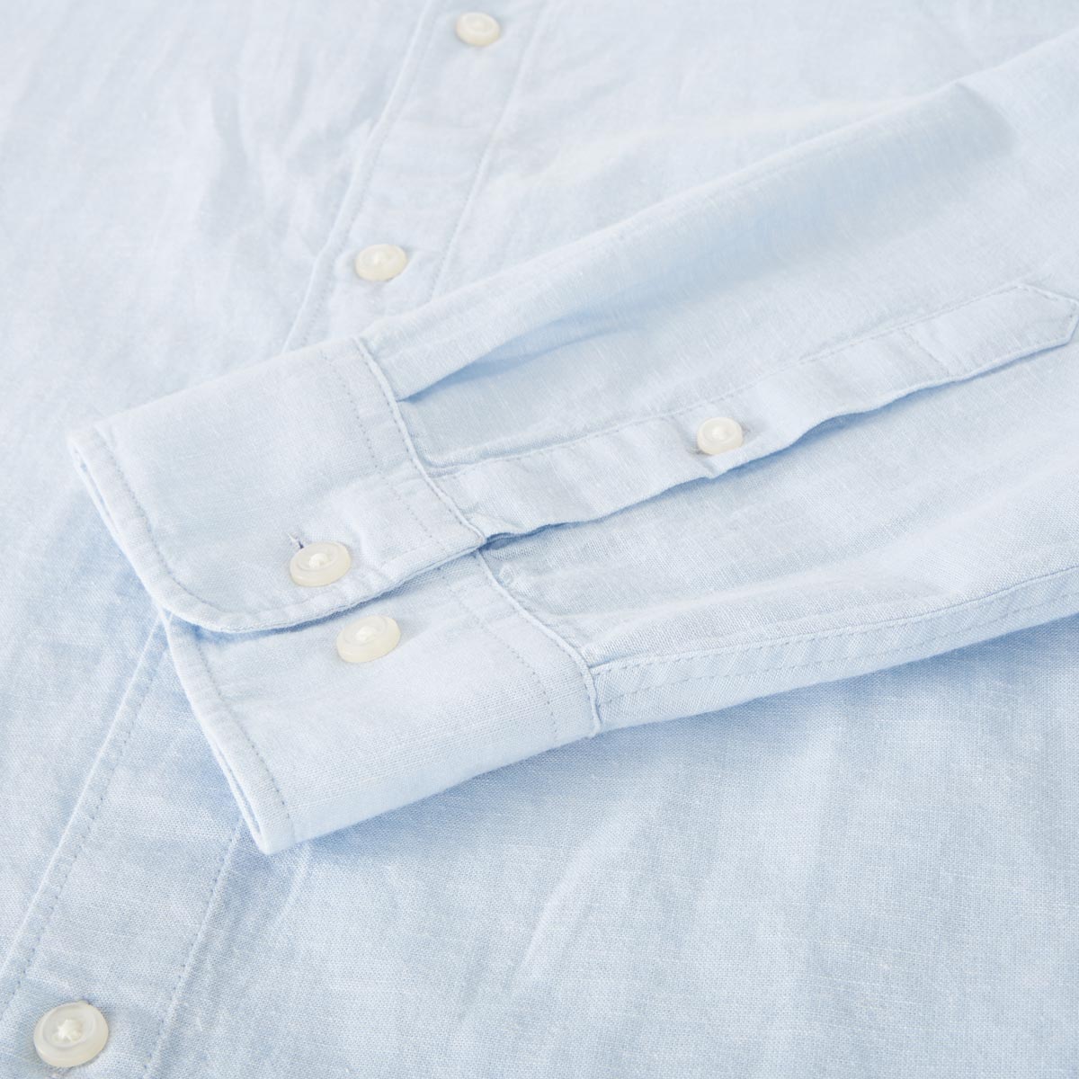 Jack&Jones Freizeithemd mit Leinen hellblau