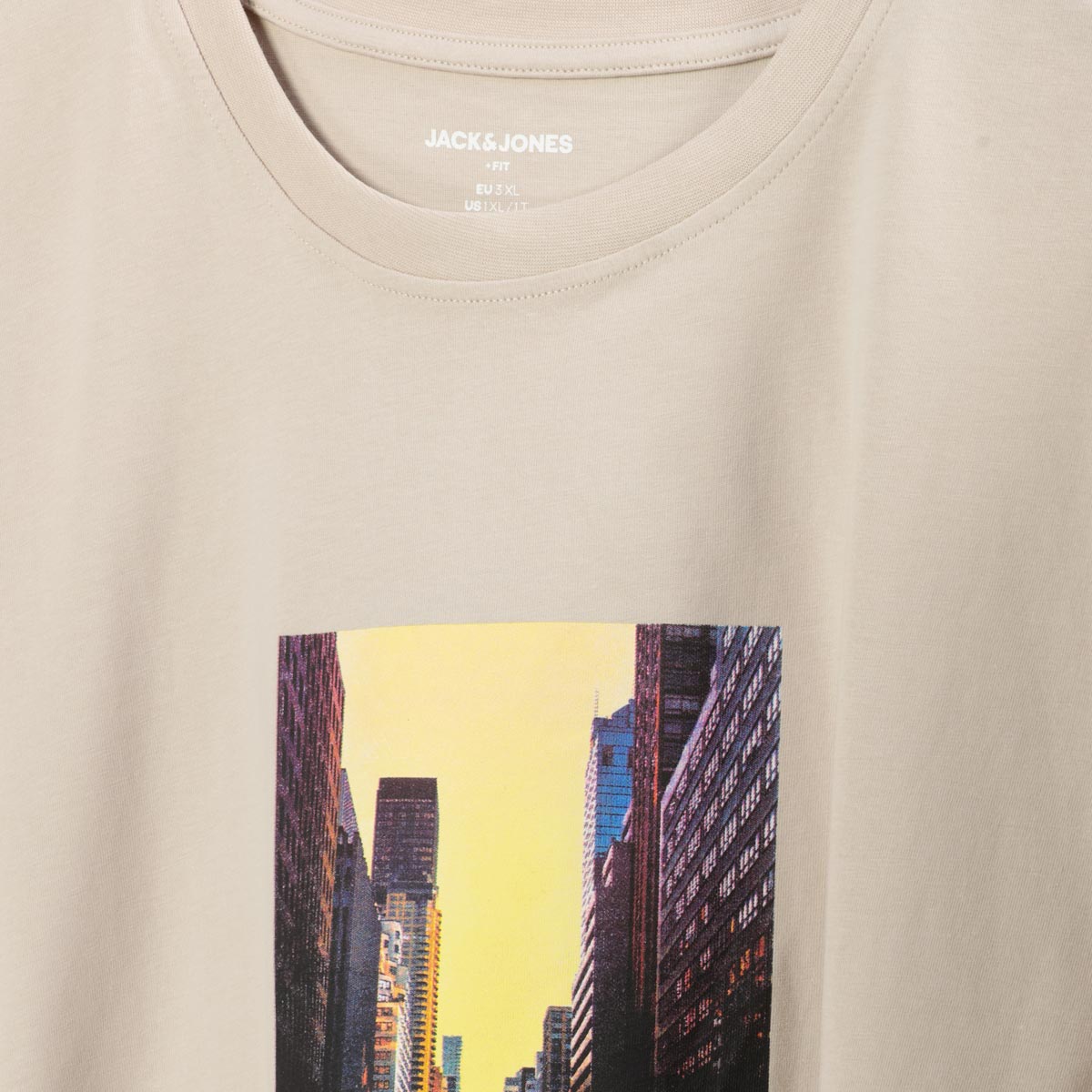 Jack&Jones T-Shirt mit Foto-Print beige