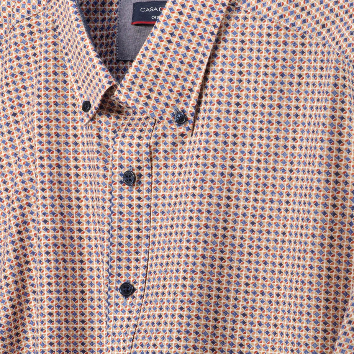 CASA MODA Freizeithemd aus Baumwolle, Short Style rot