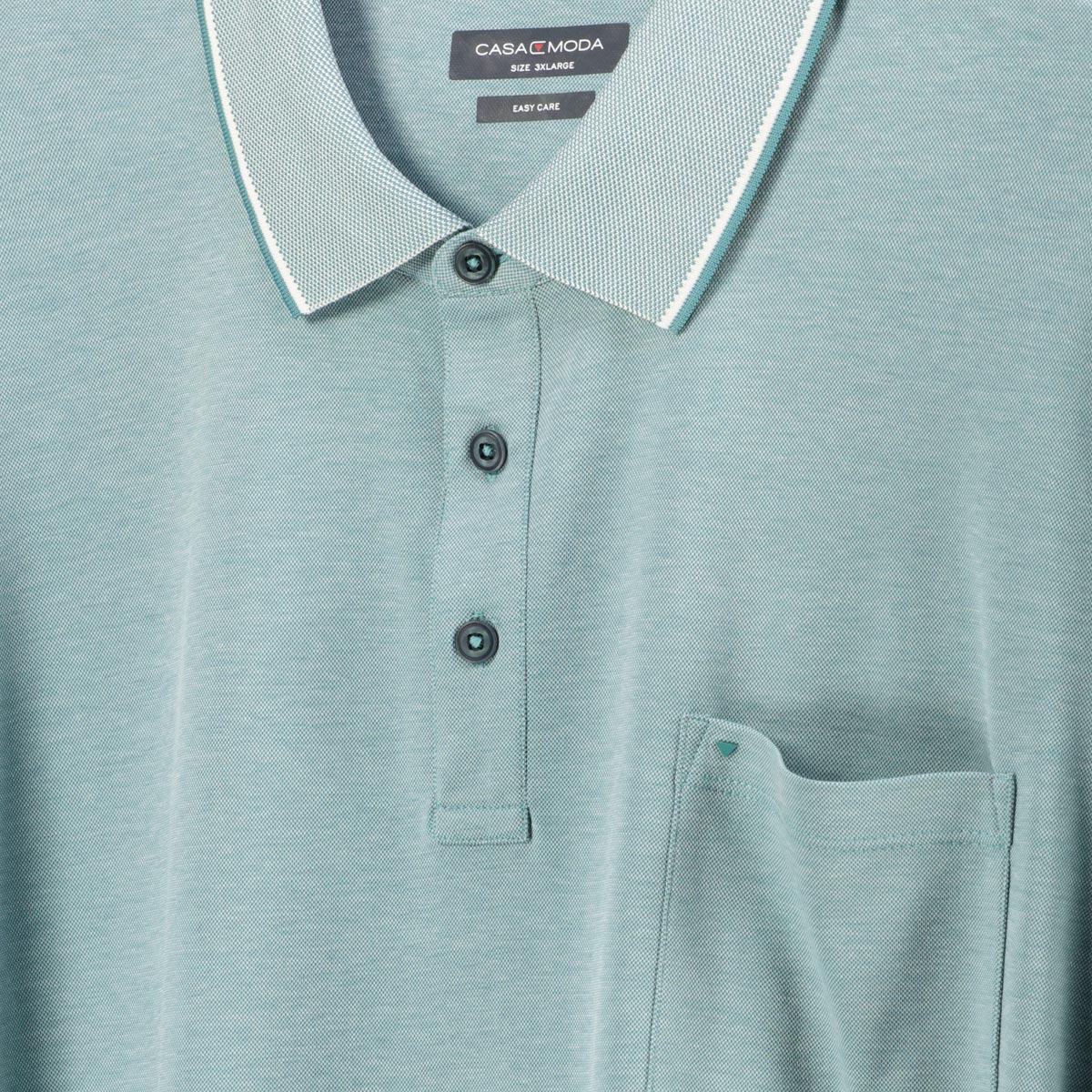 CASA MODA Poloshirt "Easy Care" türkis