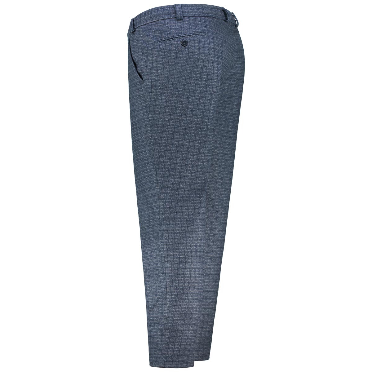bugatti Chinos aus Stretch-Jersey, Tapered Fit blau