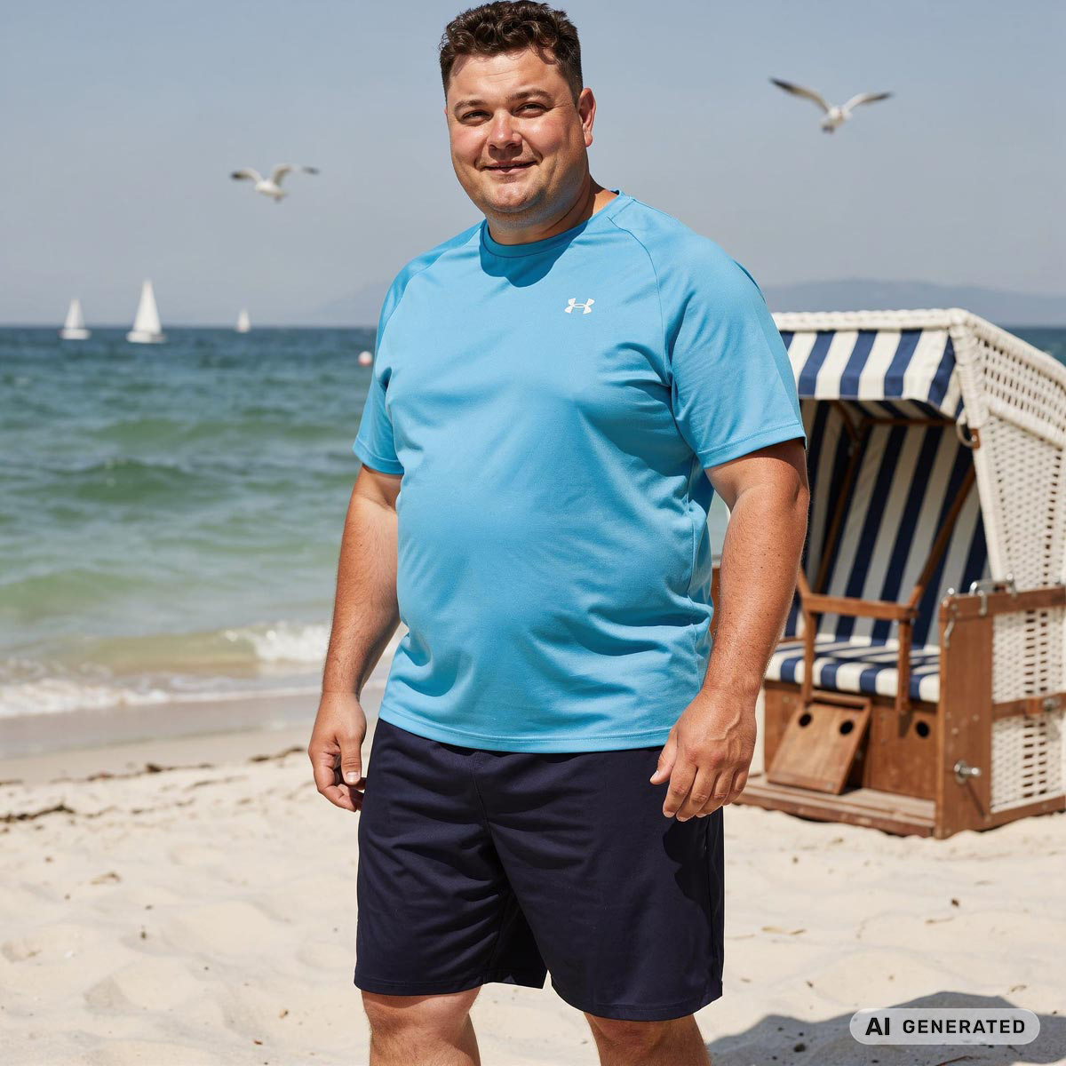 Under Armour Funktionsshirt hellblau