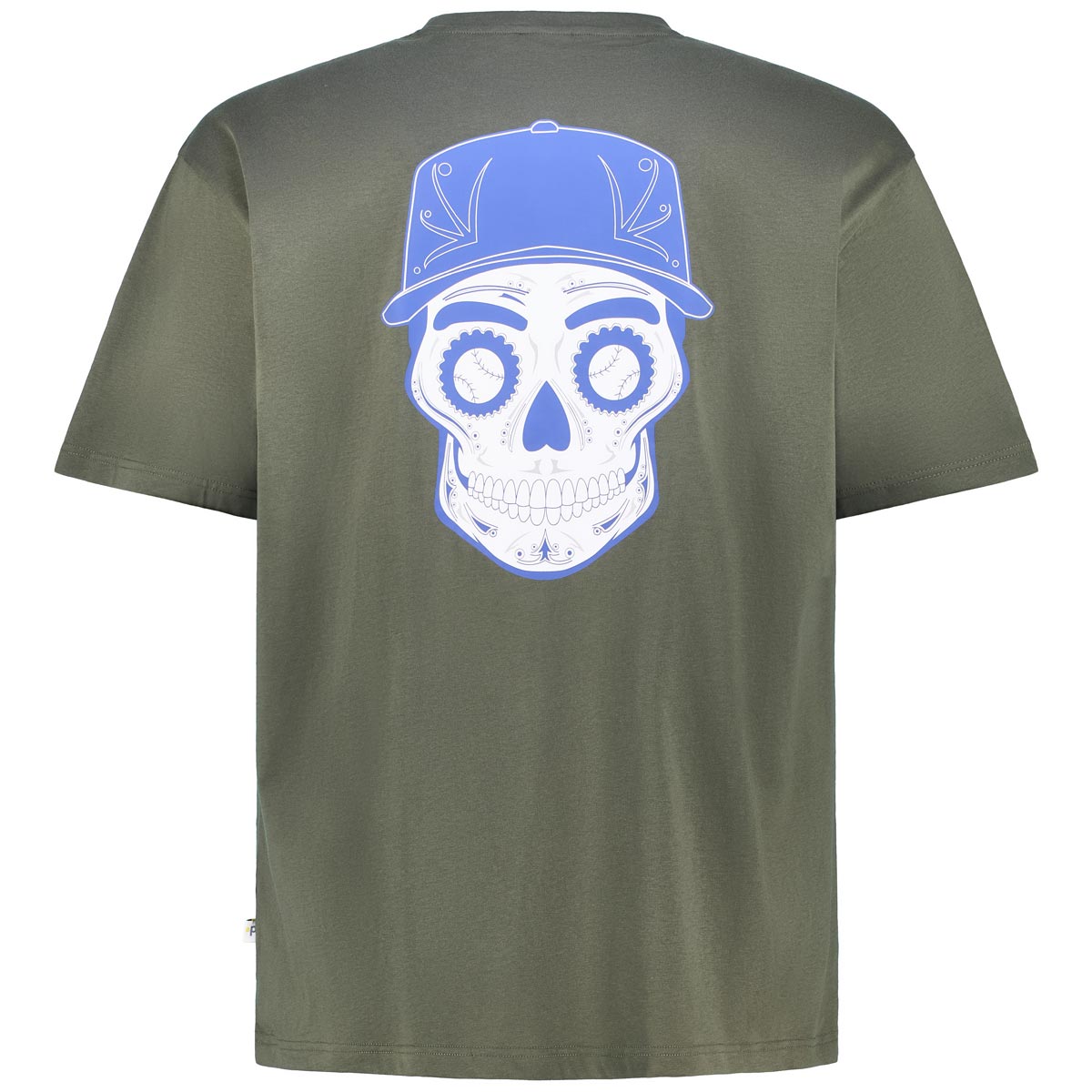 Pfundskerl T-Shirt mit Rückenprint oliv