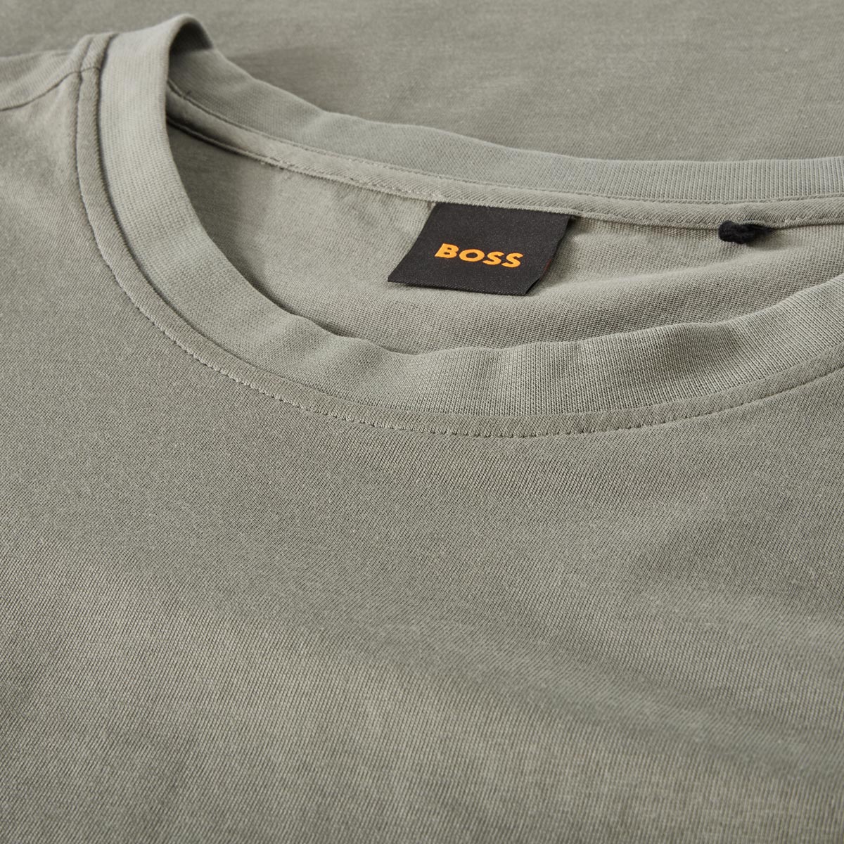 BOSS T-Shirt mit Motiv-Print grau