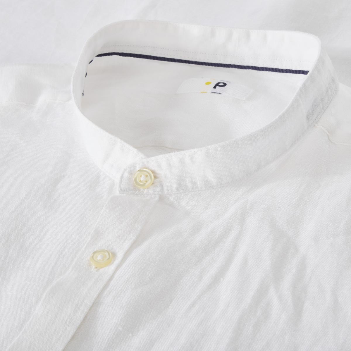 Pfundskerl Freizeithemd aus Leinen weiß