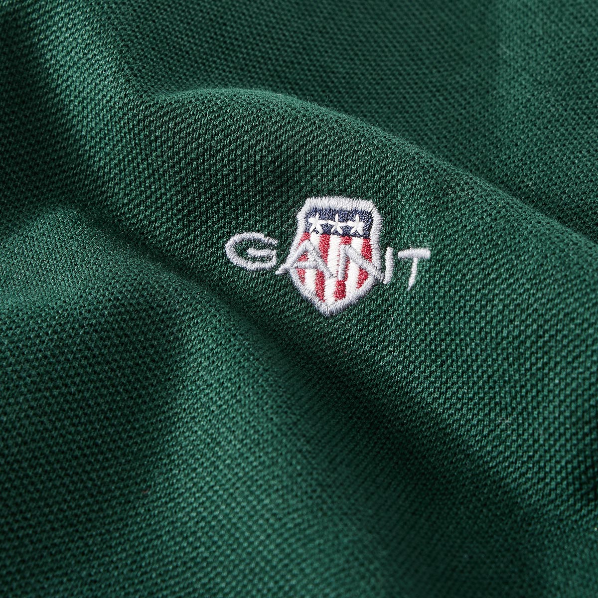 Gant Poloshirt aus Baumwolle dunkelgrün