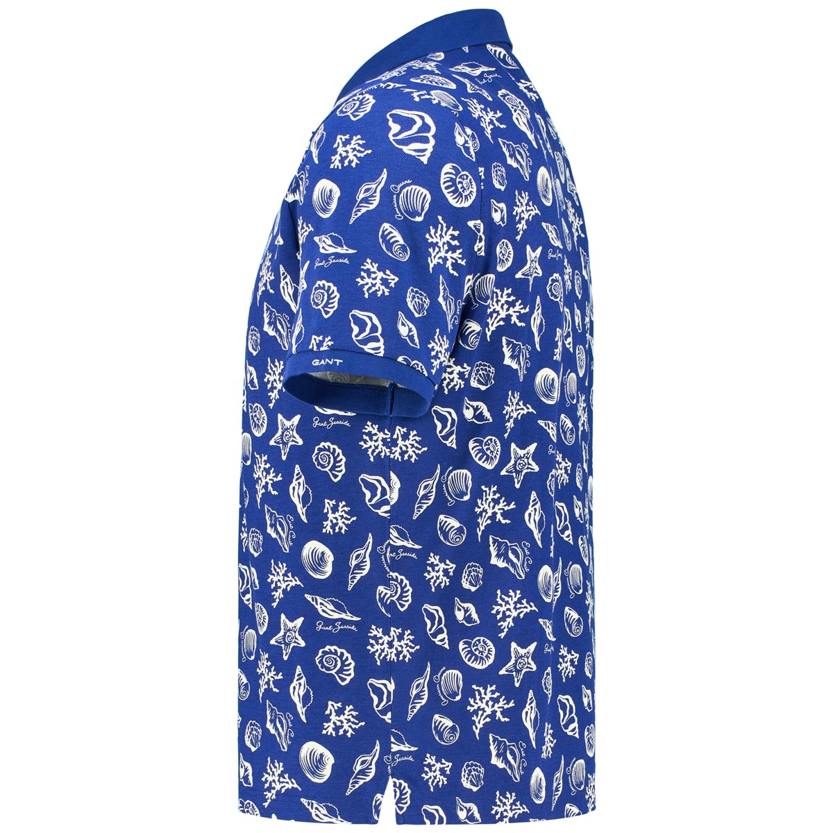 Gant Poloshirt mit Motiv-Print blau