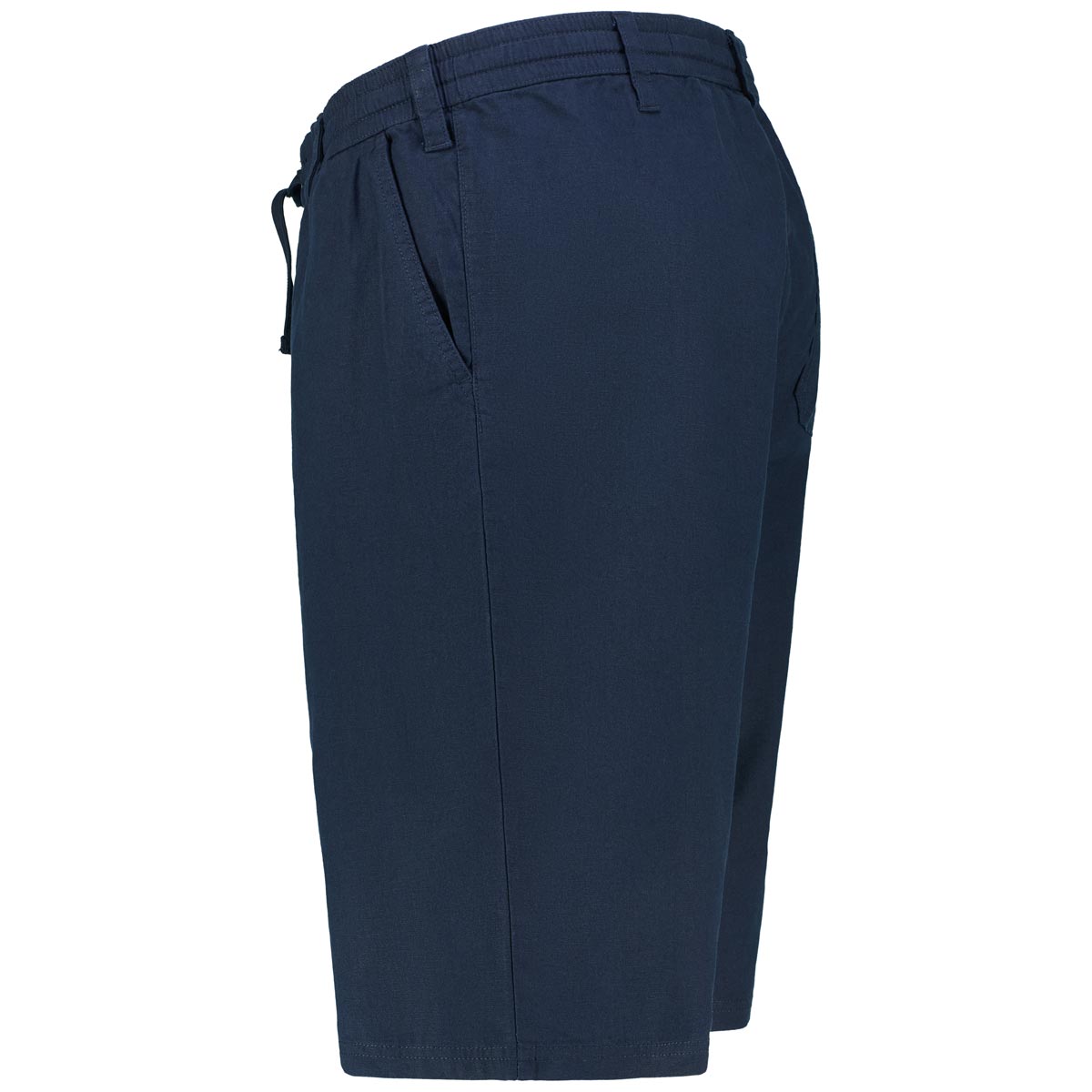 s.Oliver Chino-Shorts mit Leinen blau