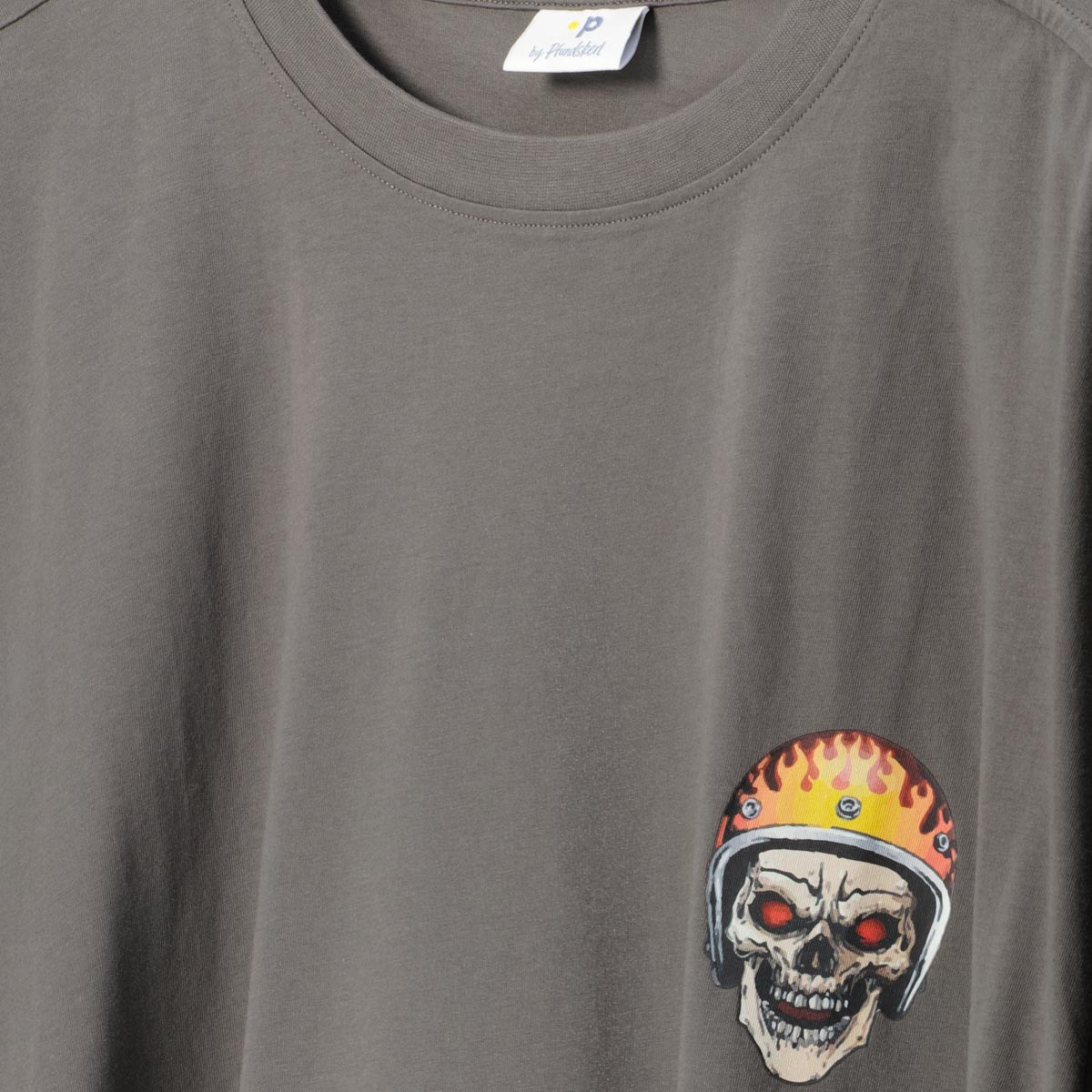 Pfundskerl T-Shirt mit Motiv-Print dunkelgrau