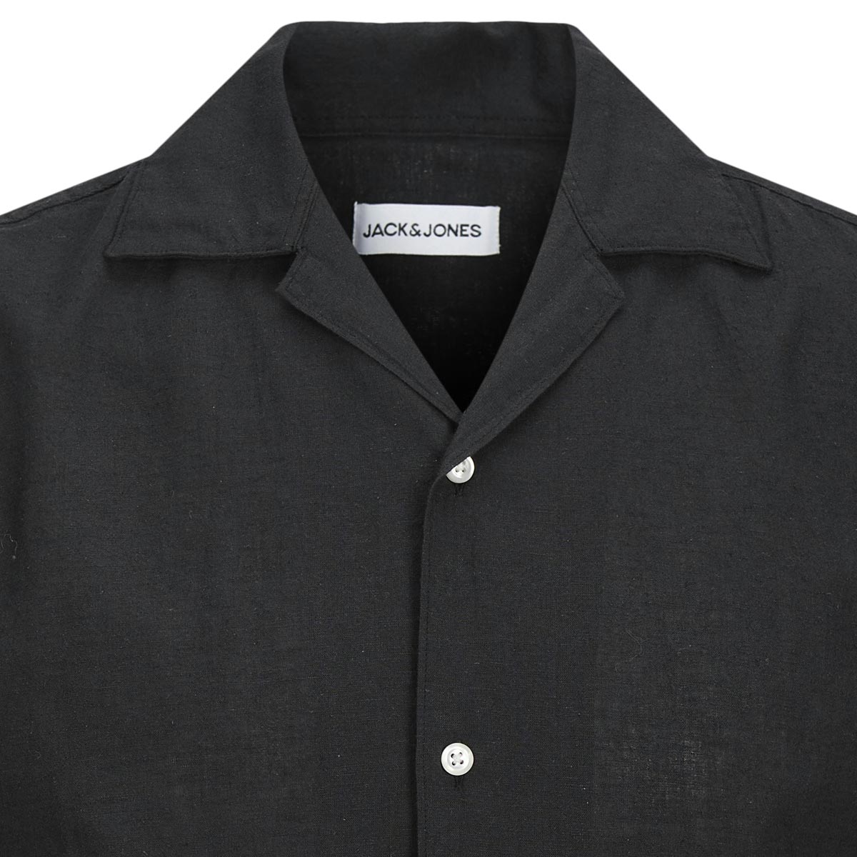 Jack&Jones Freizeithemd aus Leinenmischung Farbe schwarz Größe: 5XL günstig online kaufen