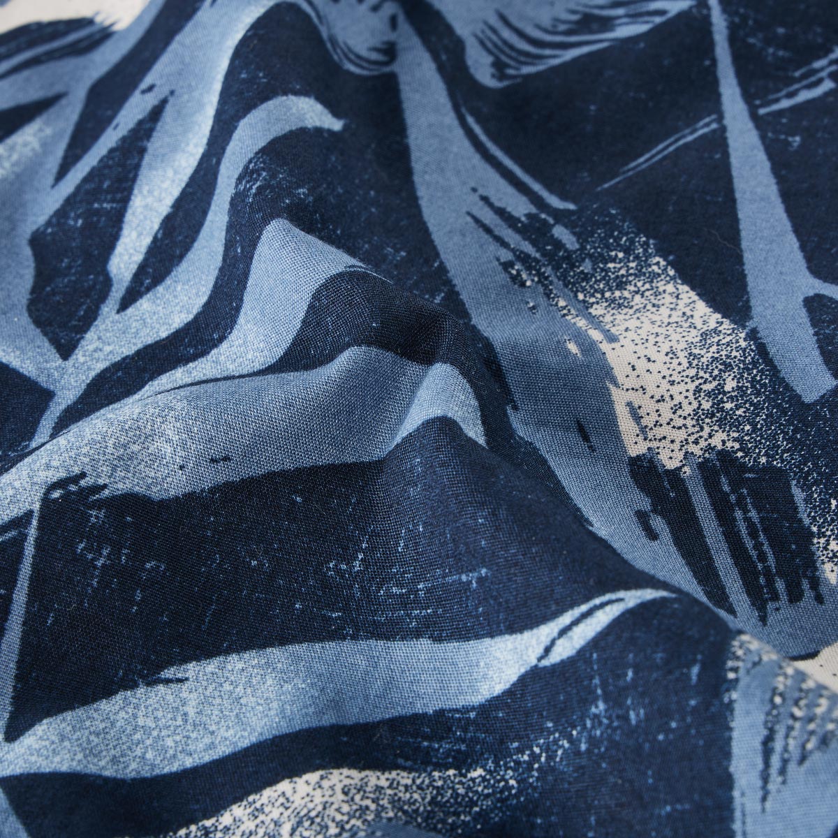 Jack&Jones Freizeithemd mit floralem Muster blau