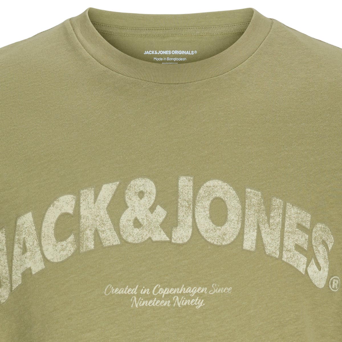 Jack&Jones T-Shirt mit Label-Print braun