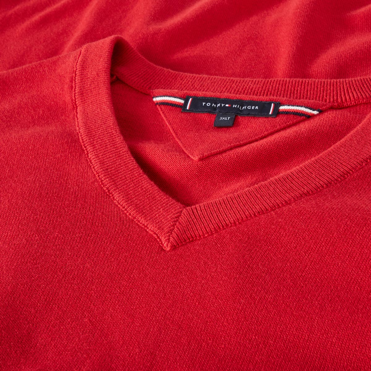 Tommy Hilfiger Pullover aus Baumwolle rot
