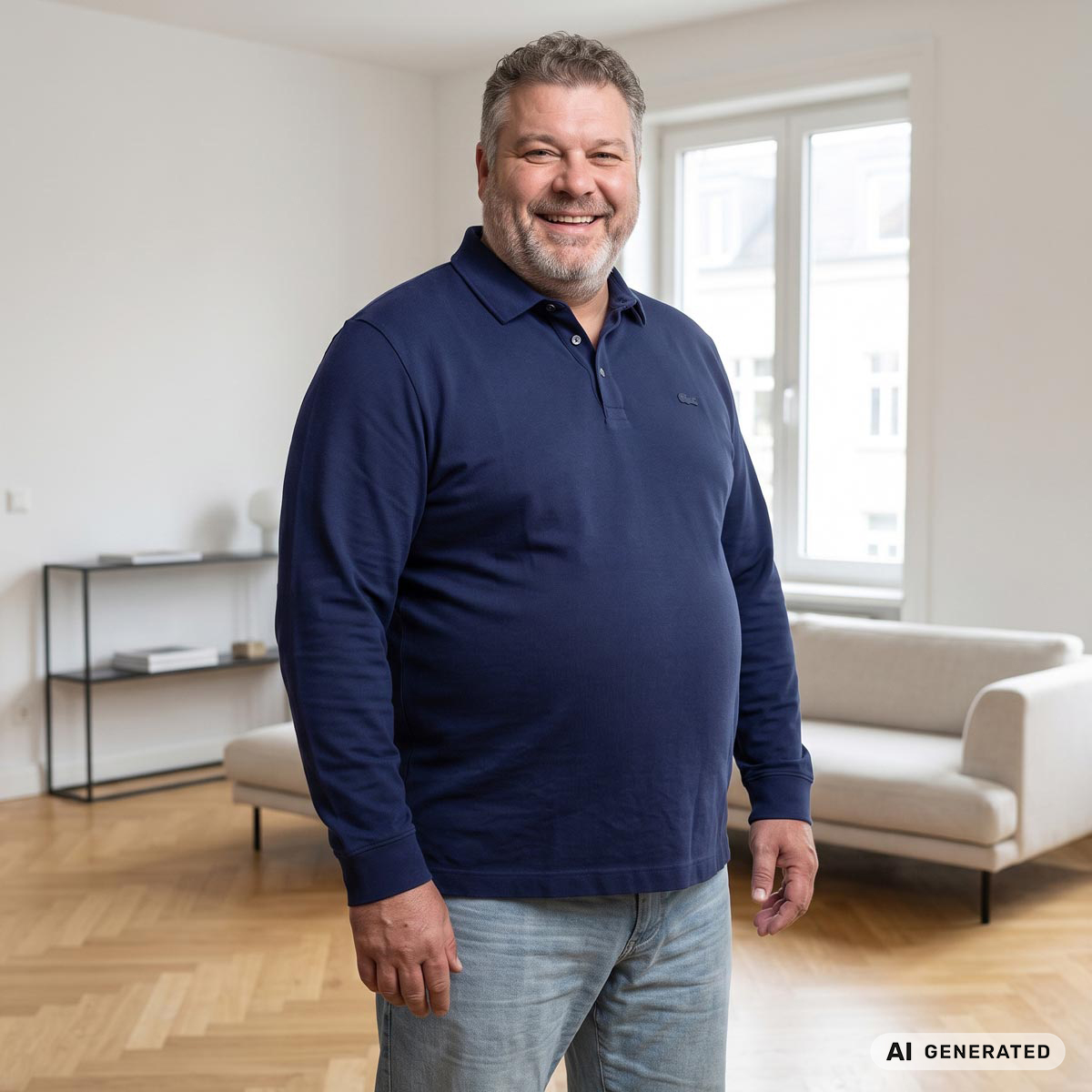LACOSTE Poloshirt mit Stretch marine